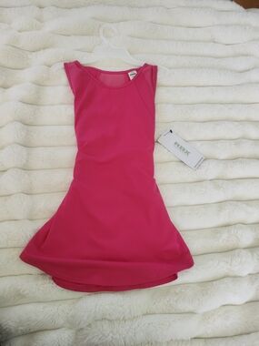 RBX Girls' Hot Pink Sleeveless Skater Dress